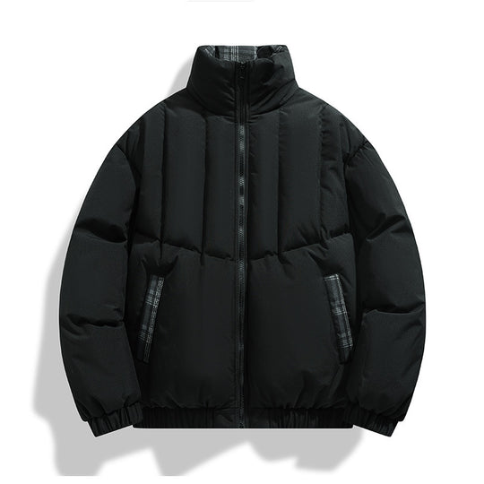 Herren isolierte Steppjacke mit hohen Kragen und praktischen Taschen EB