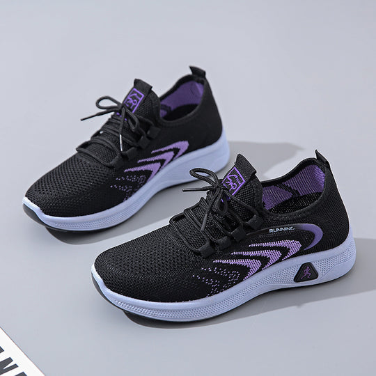 Damen atmungsaktive Laufschuhe mit flexibler Sohle und innovativem Obermaterial EB