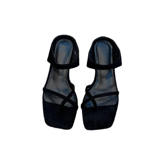 Damen Slingback-Pantoletten mit eleganter Querriemchen-Design EB