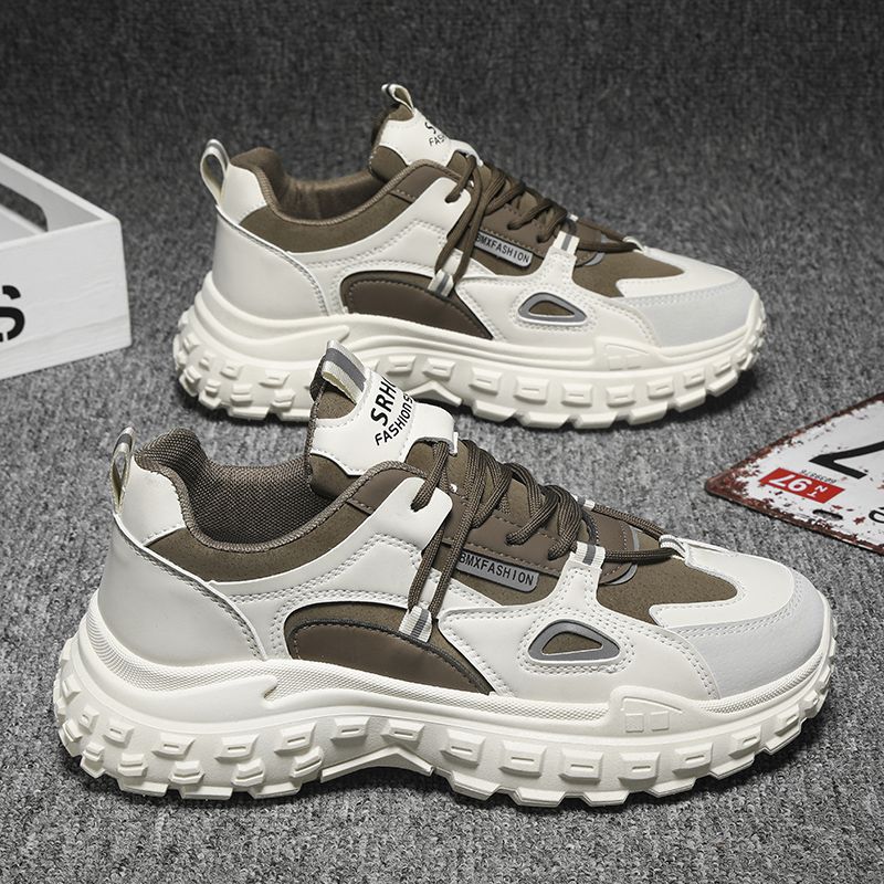 Damen Modische Chunky Sneakers mit dämpfender Sohle und atmungsaktivem Obermaterial EB