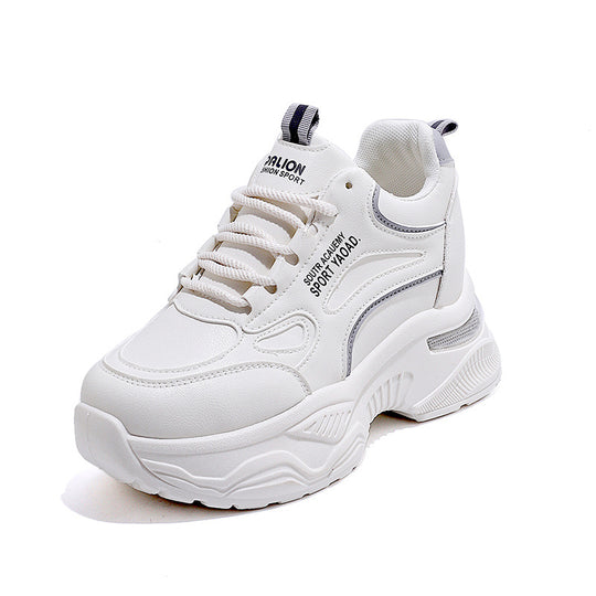 Damen Sportliche Sneakers mit Cushioned Dämpfung und rutschfester Sohle EB