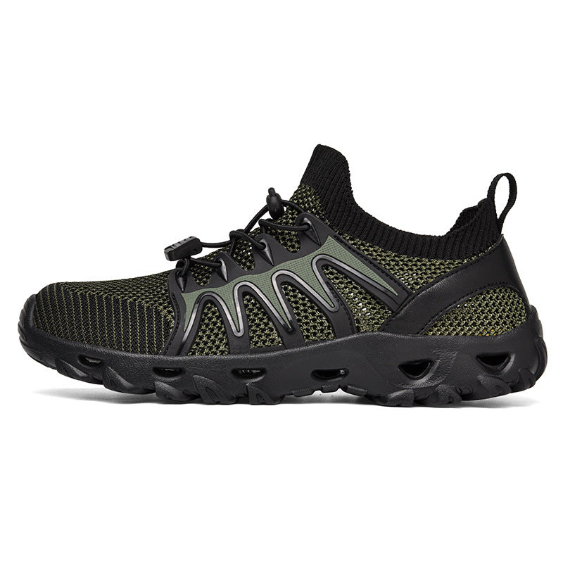 Damen Multifunktionale Freizeitsneaker mit atmungsaktivem Obermaterial und elastischer Schnürung EB