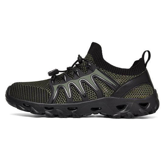 Damen Multifunktionale Freizeitsneaker mit atmungsaktivem Obermaterial und elastischer Schnürung EB
