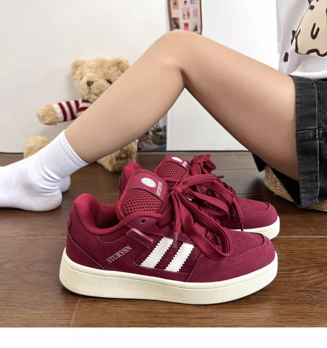 Damen Sportliche Sneakers mit gepolsterter Sohle und stylishem Design EB