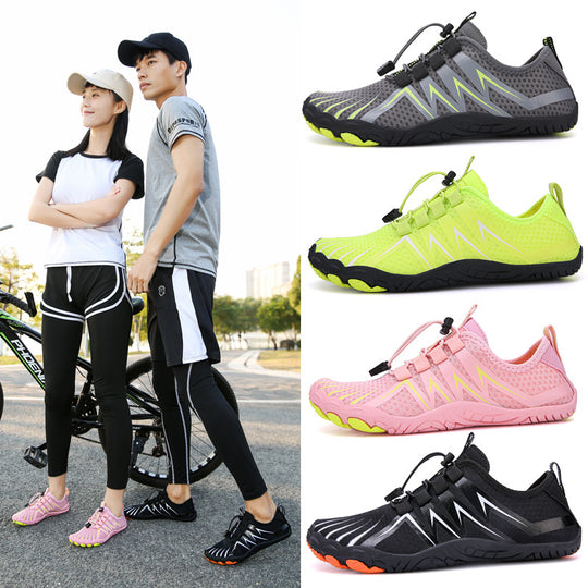 Damen Multifunktionale Aqua-Sportschuhe mit rutschfester Sohle und atmungsaktiver Mesh-Oberfläche EB