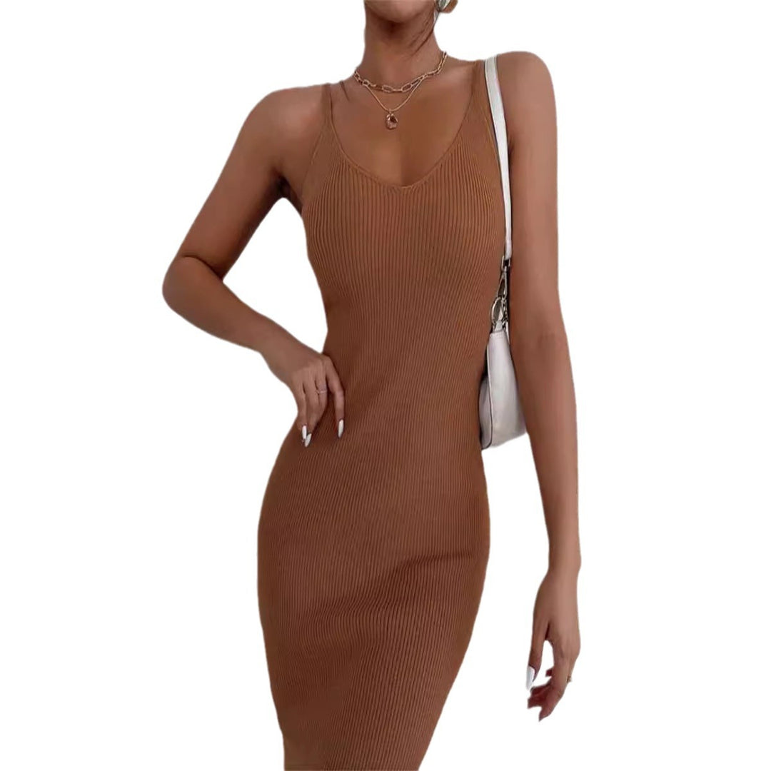 Damen Strickkleid mit figurbetontem Schnitt EB
