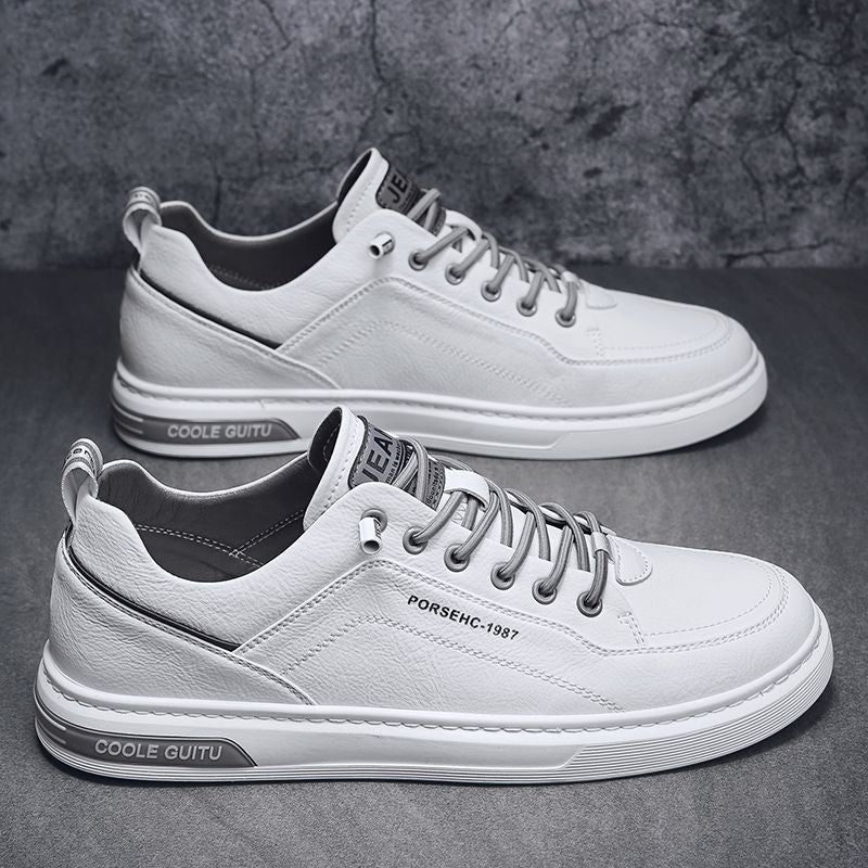Damen moderne und sportliche Freizeitschuhe mit langlebigem Lederoberteil und atmungsaktiver Sohle EB