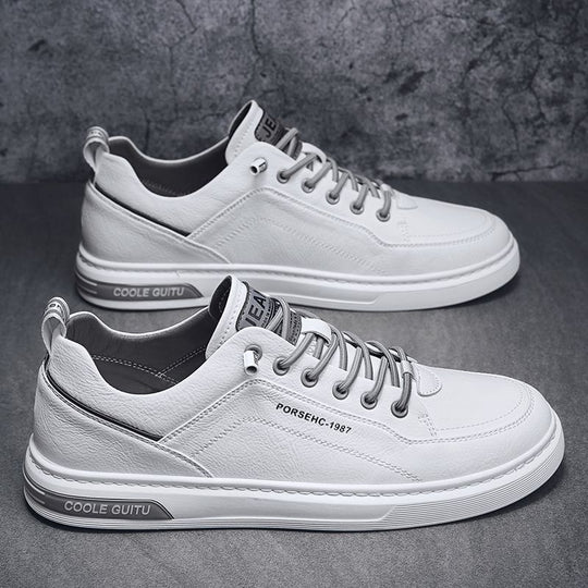 Damen moderne und sportliche Freizeitschuhe mit langlebigem Lederoberteil und atmungsaktiver Sohle EB