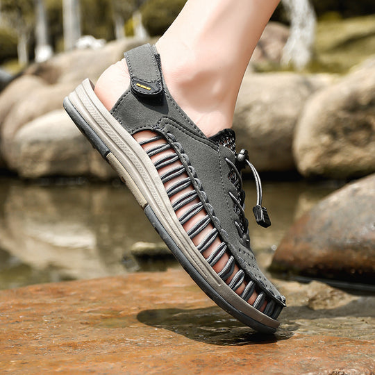 Damen Sportliche Freizeitsandalen mit elastischem Schnellschnürsystem EB