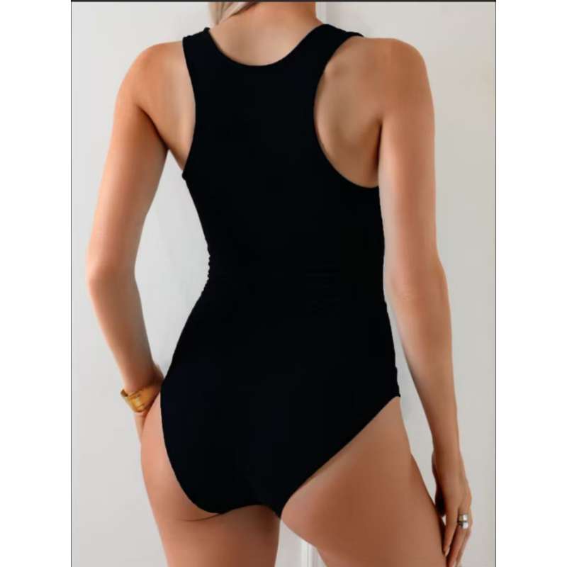 Damen Sportlicher Badeanzug mit Hoch elastischem Material EB