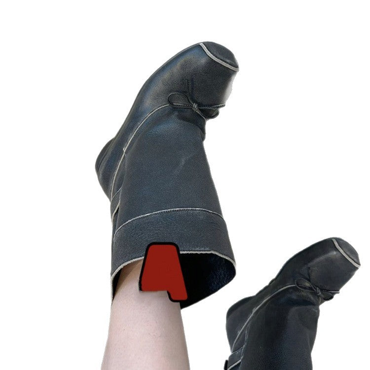 Damen Hochwertige Stiefel mit modernem Design und flexiblem Schaft EB