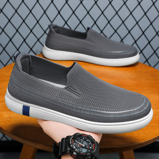 Damen Sneakers mit flexiblem Strickoberteil und rutschfester Sohle EB