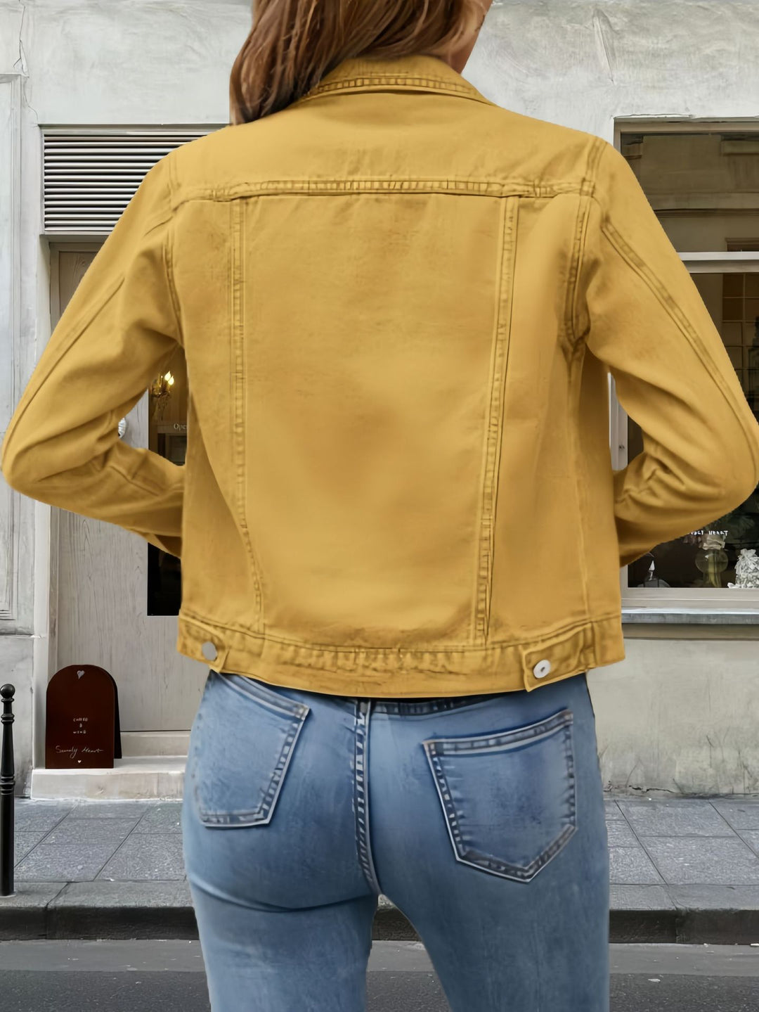 Damen Lässige Utility-Jacke mit strukturierten Details EB