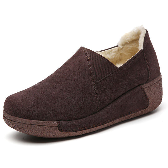 Damen Komfortable Slip-On Sneakers mit anpassungsfähiger Sohle EB