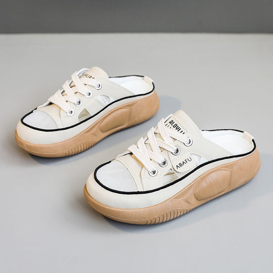 Damen Sneaker Slipper mit atmungsaktiver Mesh-Struktur und bequemer Sohle EB