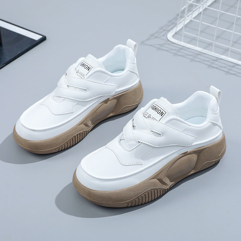 Damen trendige Sneakers mit verstärktem Knöchel und elastischem Riemensystem EB