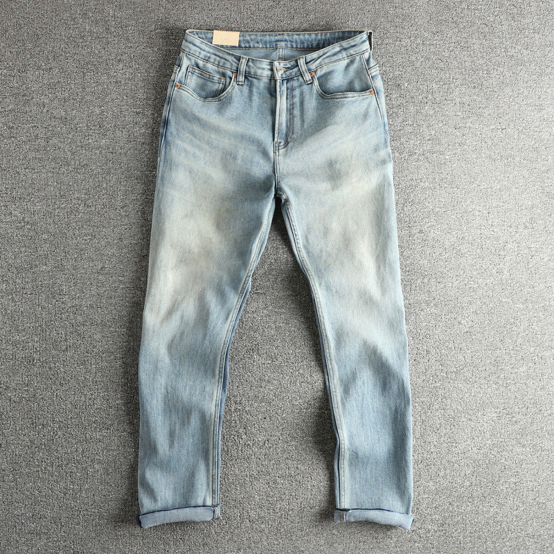 Damen Jeanshose im modernen Slim-Fit mit lässigem Design und hohem Bund EB