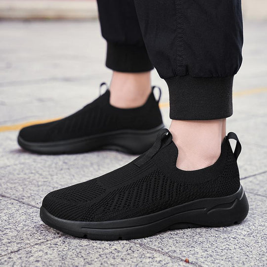 Damen Atmungsaktive Slip-On Sneakers mit rutschfester Sohle EB