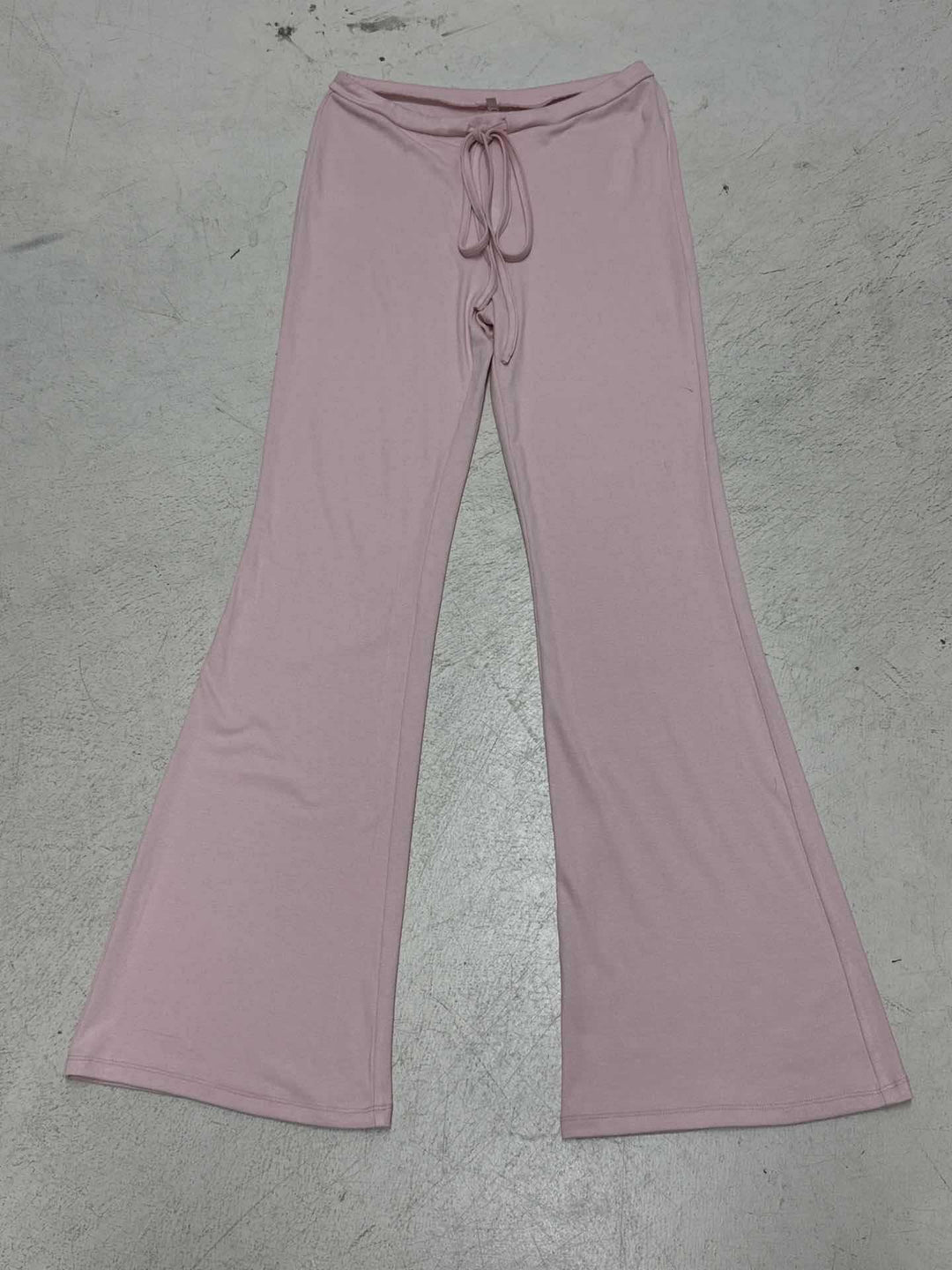 Damen nan ausgestellte Loungehose mit Bindekordel, hohem Komfortbund und weichem Jerseyfall EB