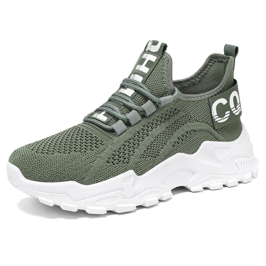 Damen Leichte und atmungsaktive Sport Sneakers mit elastischer Sohle EB