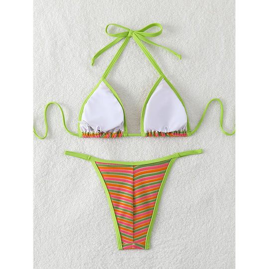 Damen Triangel-Bikini mit raffiniertem Bindesystem EB