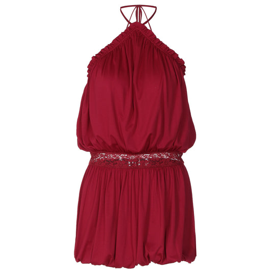 Damen Verspielter Jumpsuit mit Spitzenakzenten EB