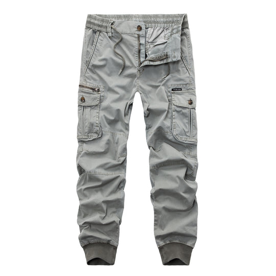 Herren Cargohose mit mehreren praktischen Taschen und elastischem Bund EB