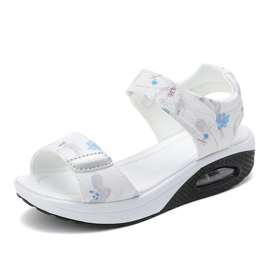 Damen Modische und bequeme Sandalen mit dämpfendem Fußbett EB