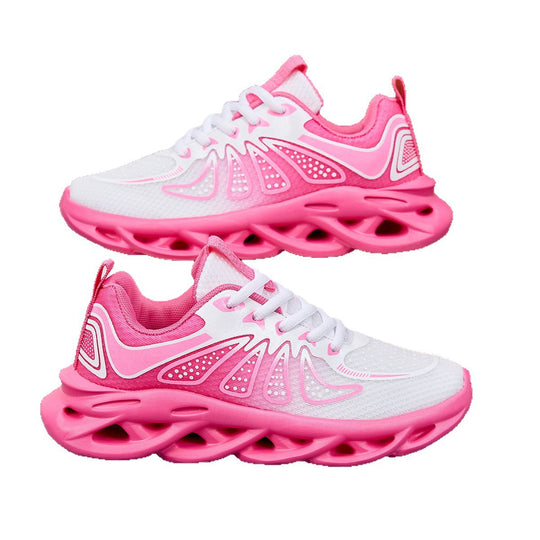 Damen Sportliche Laufschuhe mit dämpfendem Sohlenprofil und atmungsaktiver Mesh-Oberfläche EB