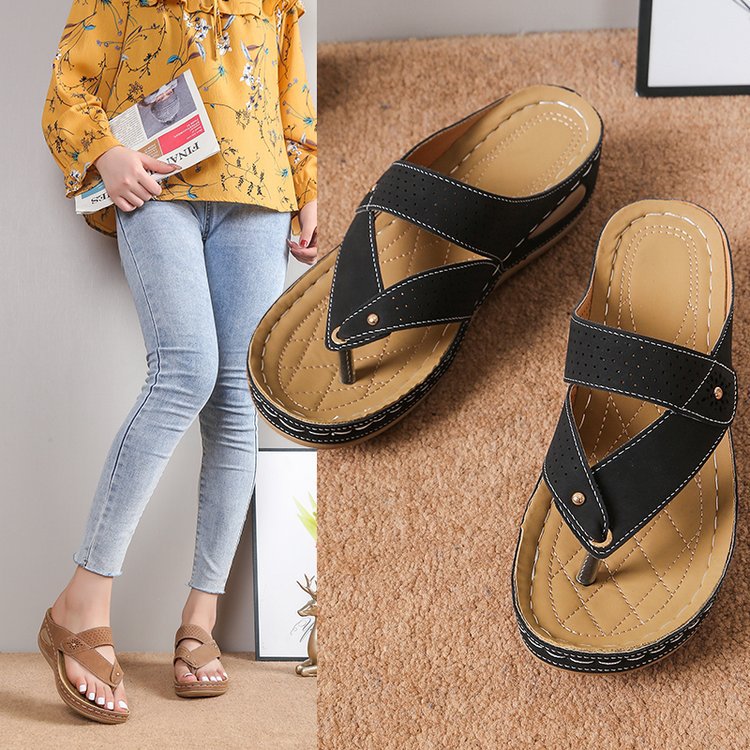 Damen Komfortable Fußbetten Sandalen EB