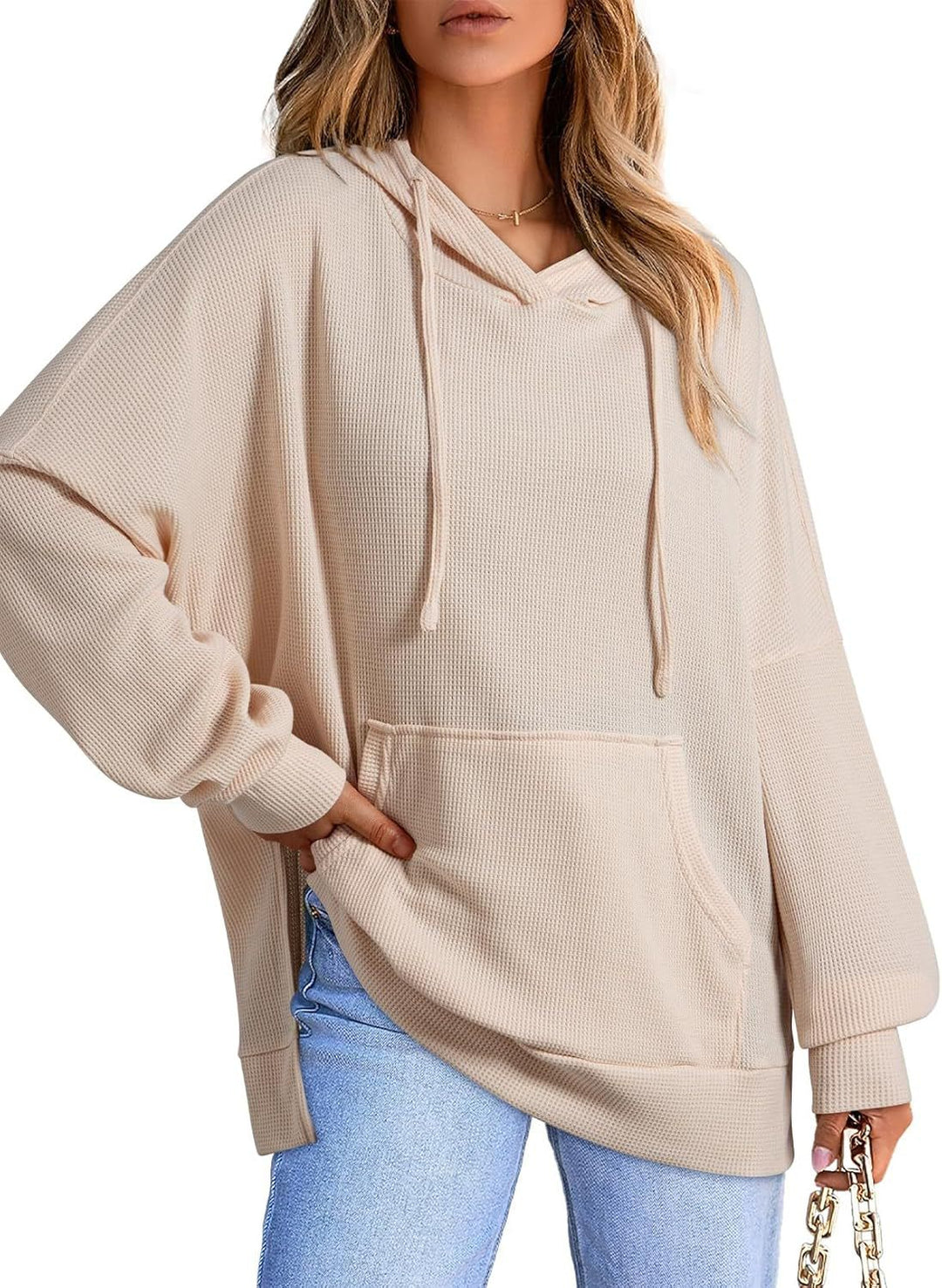Damen Oversized Kapuzenpullover EB