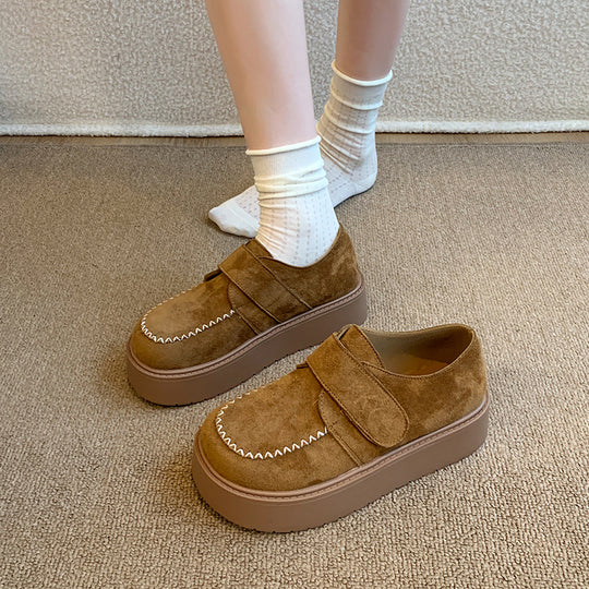 Damen Komfortable Velours Sohle Sneakers EB
