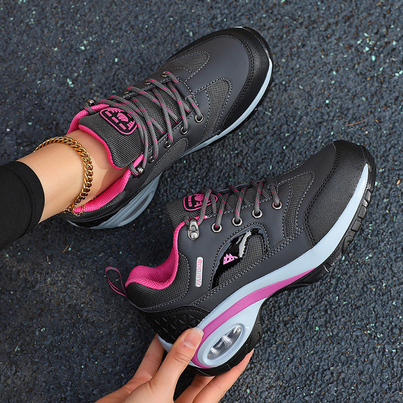 Damen Sportliche Lauf-Sneaker mit stoßdämpfender Sohle und atmungsaktivem Mesh-EB