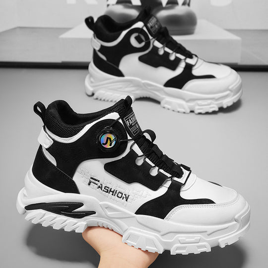 Damen Sportliche High-Top Sneakers mit rutschfestem Profil und modernem Design EB