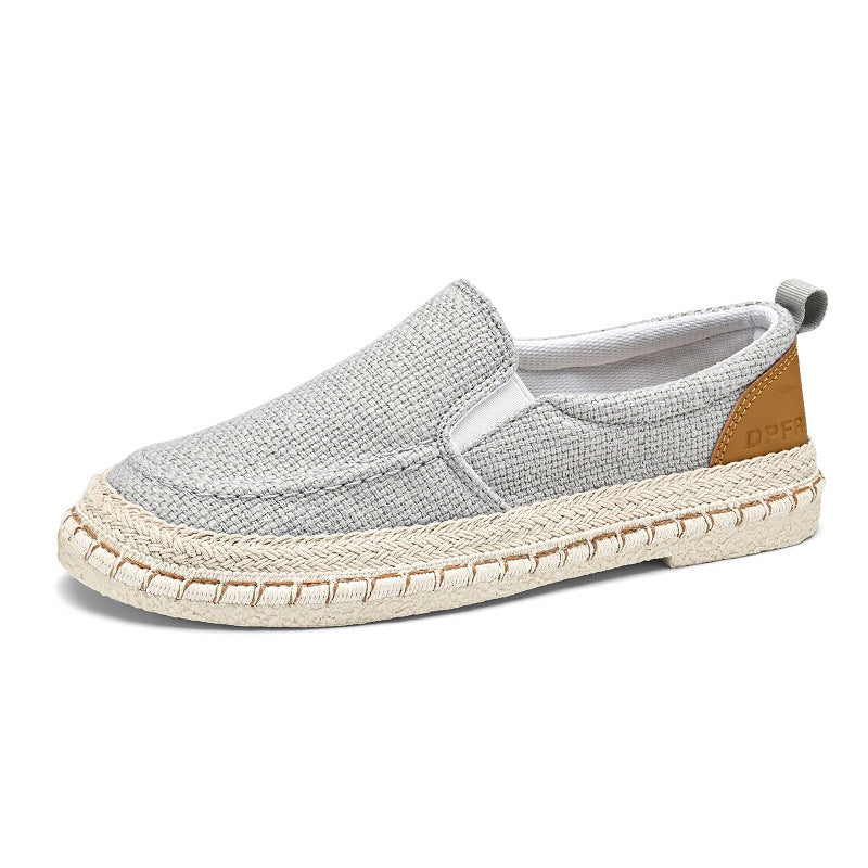 Damen Bequeme Slip-On Espadrilles mit elastischem Obermaterial und ökologischer Sohle EB