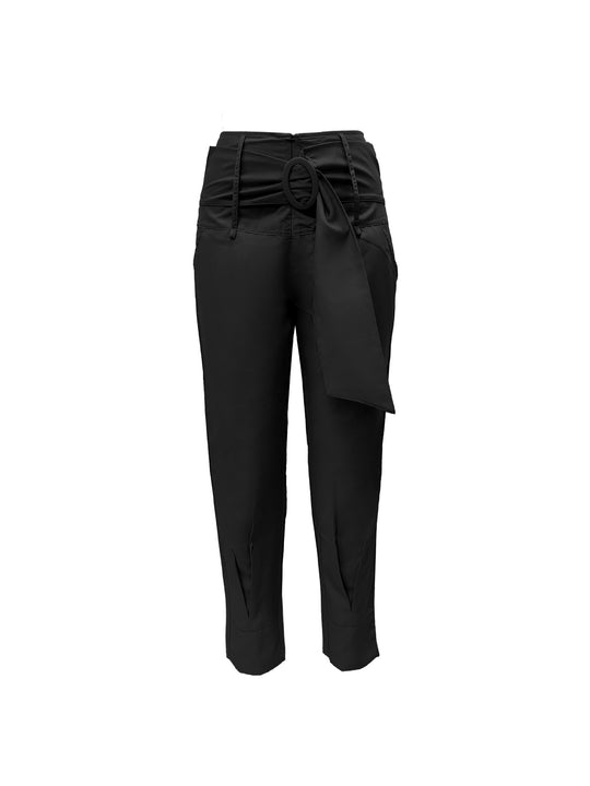 Damen Modische Culotte mit eleganter Schleifenoption EB