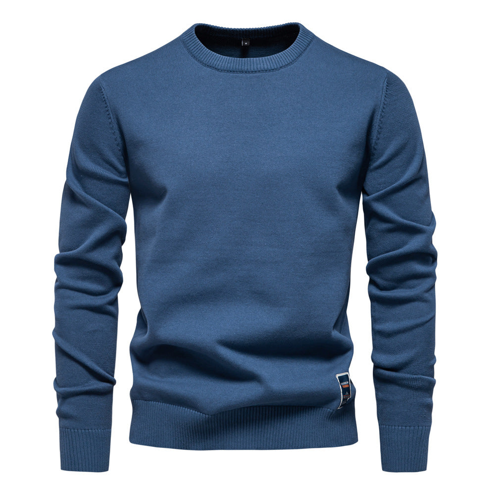 Herren Strickpullover aus hochwertiger Baumwollmischung mit angenehmer Passform EB