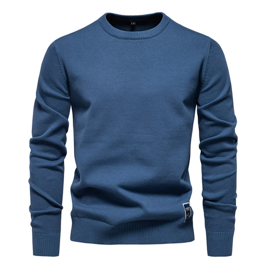 Herren Strickpullover aus hochwertiger Baumwollmischung mit angenehmer Passform EB