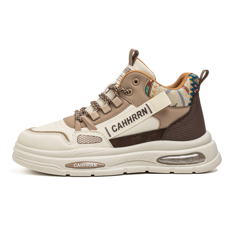Herren hochgeschnittene Streetstyle-Sneaker mit Luftkapsel-Zwischensohle und tribal-gepolsterter Knöchelmanschette EB