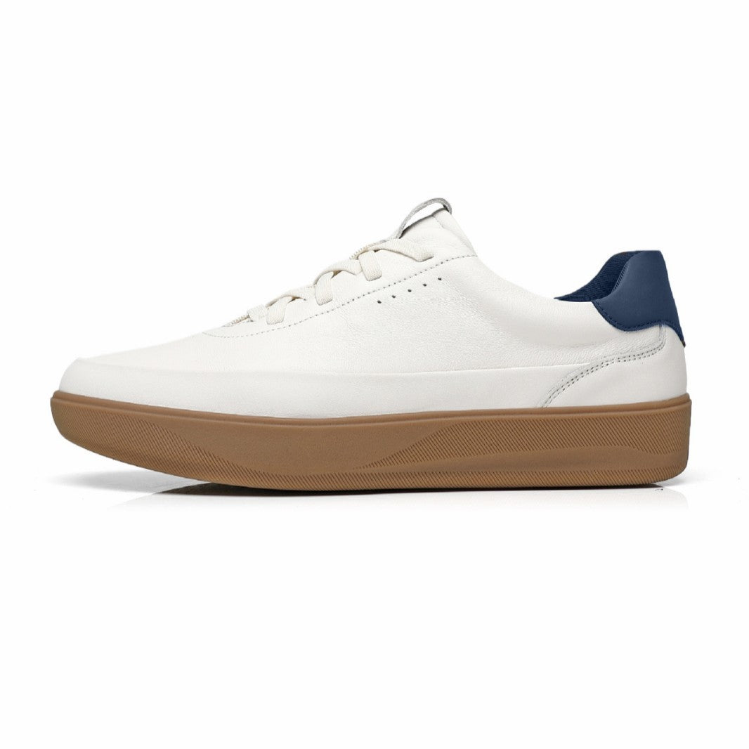 Damen Modische Sneakers aus hochwertigem Leder mit dämpfender Sohle EB