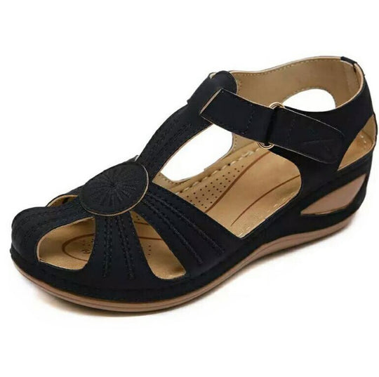 Damen Schnürsandalen mit offenem Zehenbereich und ergonomischer Sohle EB