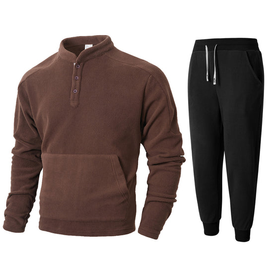 Herren Fleece Freizeitanzug EB