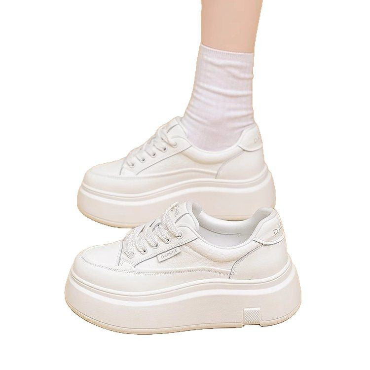 Damen Chunky Sneakers mit hohem Plateau und strapazierfähiger Verarbeitung EB