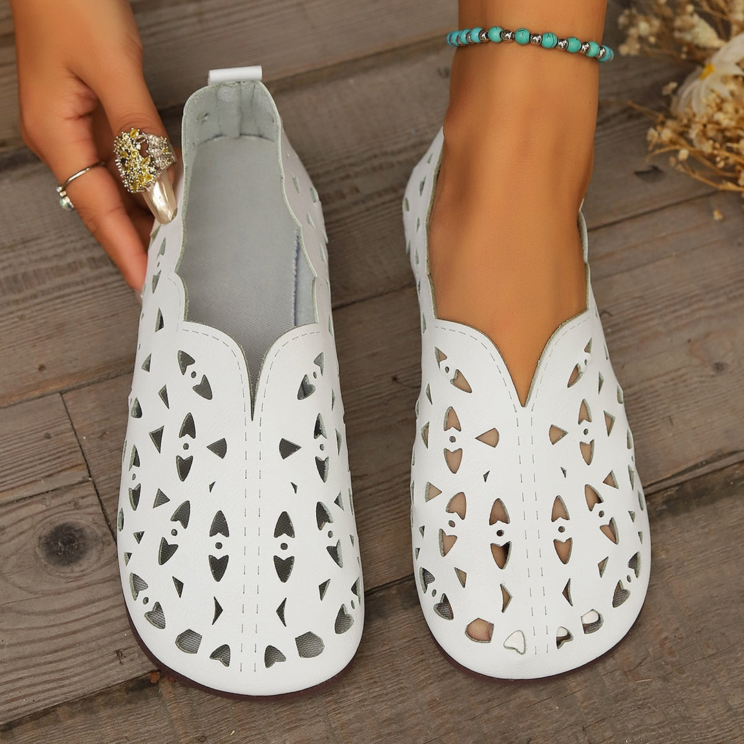 EB | Damenschuhe Low-Top flache Bootsschuhe