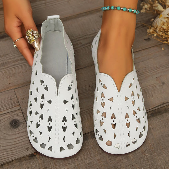 EB | Damenschuhe Low-Top flache Bootsschuhe