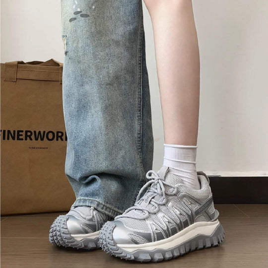 Damen sportliche Multifunktions-Sneaker mit rutschfester Sohle EB
