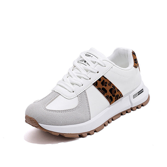 Damen Sportliche Sneaker mit animalischem Akzent EB