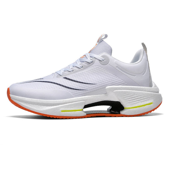 Unisex leichte Straßen-Laufschuhe mit stabilisierender TPU-Fersenkappe, reaktionsfreudiger EVA-Zwischensohle und griffiger Profilgummilaufsohle EB