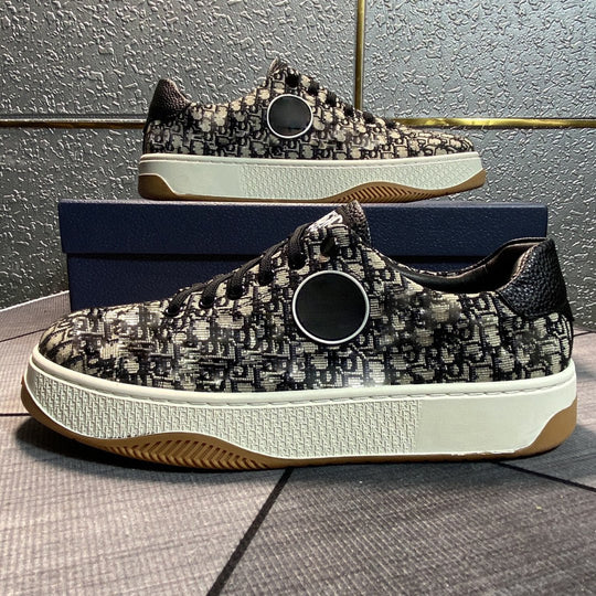 Damen modische Sneaker mit innovativem Gewebemuster und rutschfester Sohle EB