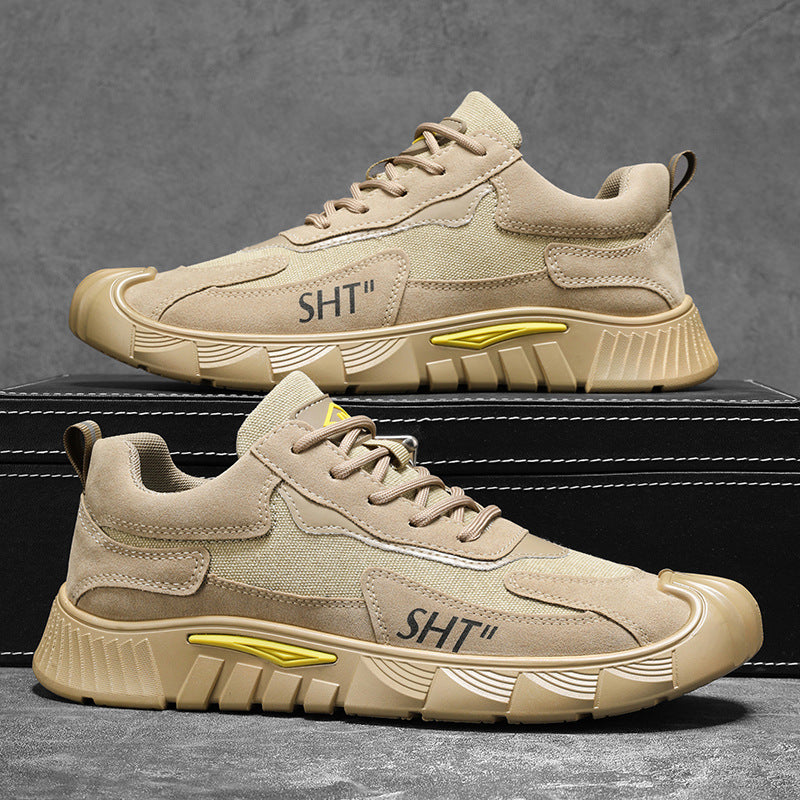Herren sportliche Trekking-Sneaker mit rutschfester Sohle und atmungsaktivem Obermaterial EB